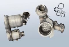 Diesel particulate filter with oxi cat SKODA Octavia III 2.0 TDi 4x4 (5E3 NL3 NR3)